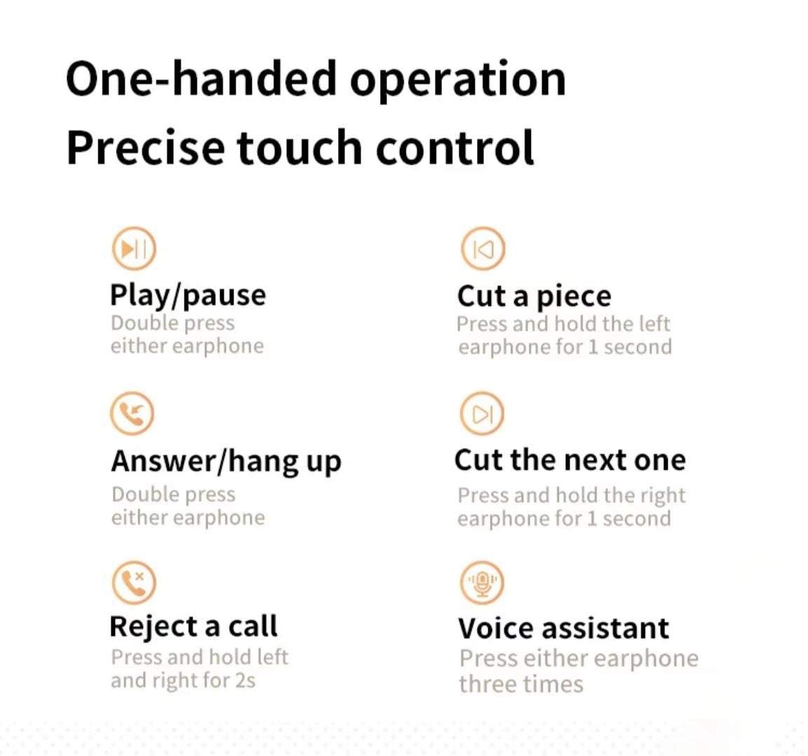듀얼 마이크 ENC, 저지연, 초장시간 배터리 수명을 갖춘 디지털 디스플레이 TWS 블루투스 이어폰으로 음악 감상을 즐겨보세요.