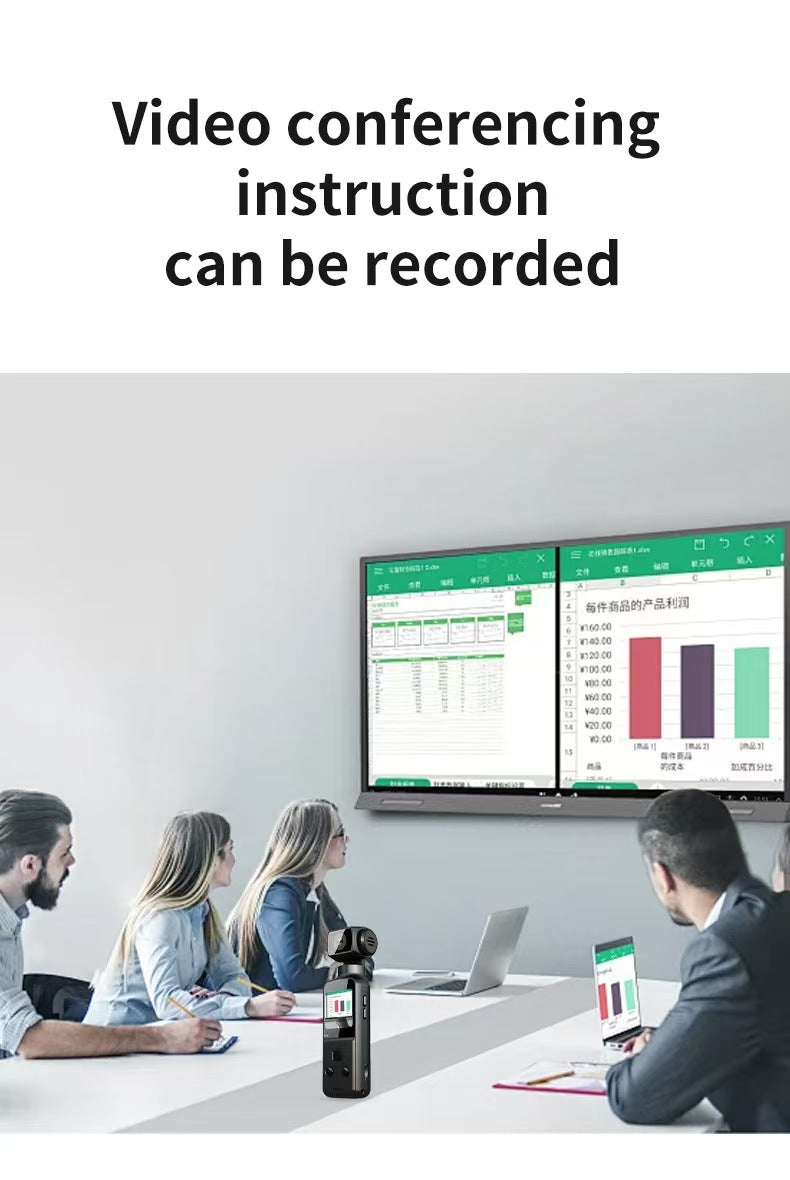 4K 울트라 HD 손떨림 방지 포켓 카메라, 야외 방수 자전거 DV 카메라, 270° 회전 스크린으로 브이로그 및 액션 촬영에 적합.