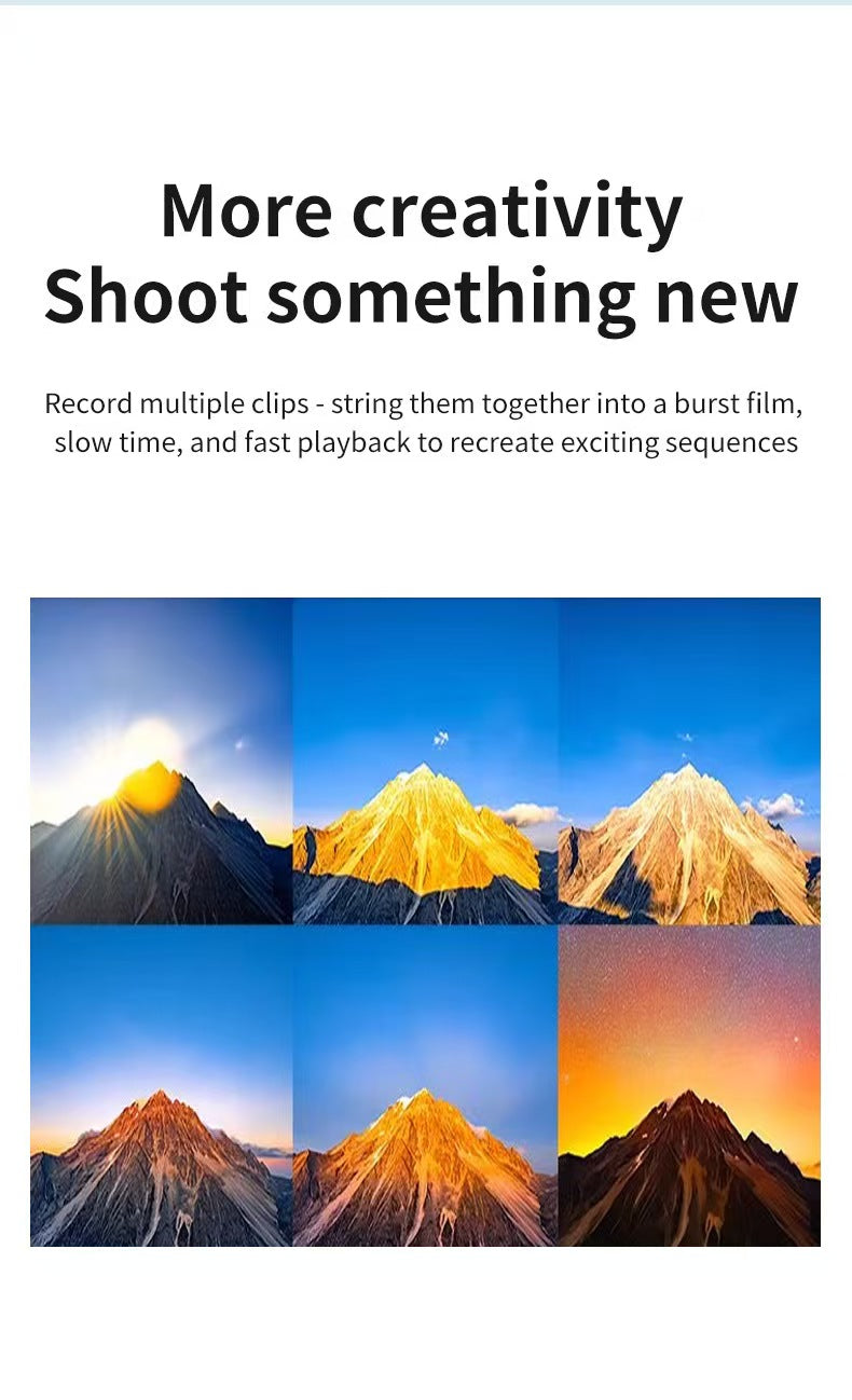 4K 울트라 HD 손떨림 방지 포켓 카메라, 야외 방수 자전거 DV 카메라, 270° 회전 스크린으로 브이로그 및 액션 촬영에 적합.