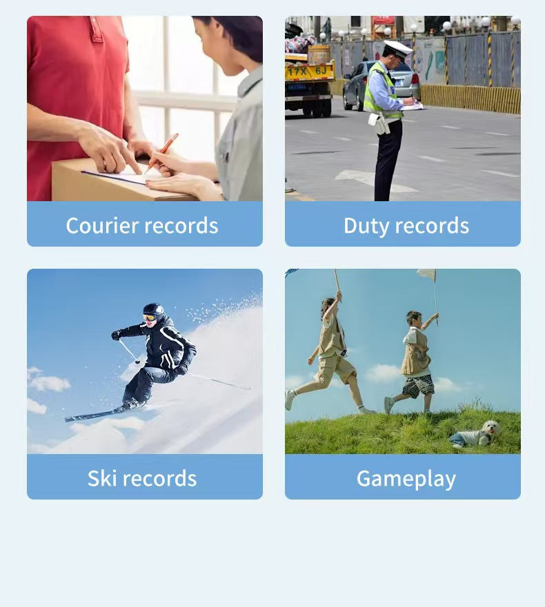 4K 울트라 HD 손떨림 방지 포켓 카메라, 야외 방수 자전거 DV 카메라, 270° 회전 스크린으로 브이로그 및 액션 촬영에 적합.