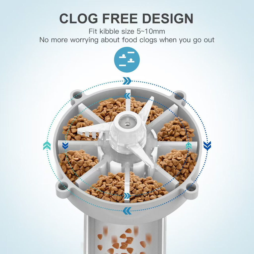 3.5L 스마트 와이파이 자동 사료 급식기 (고양이 및 강아지용)