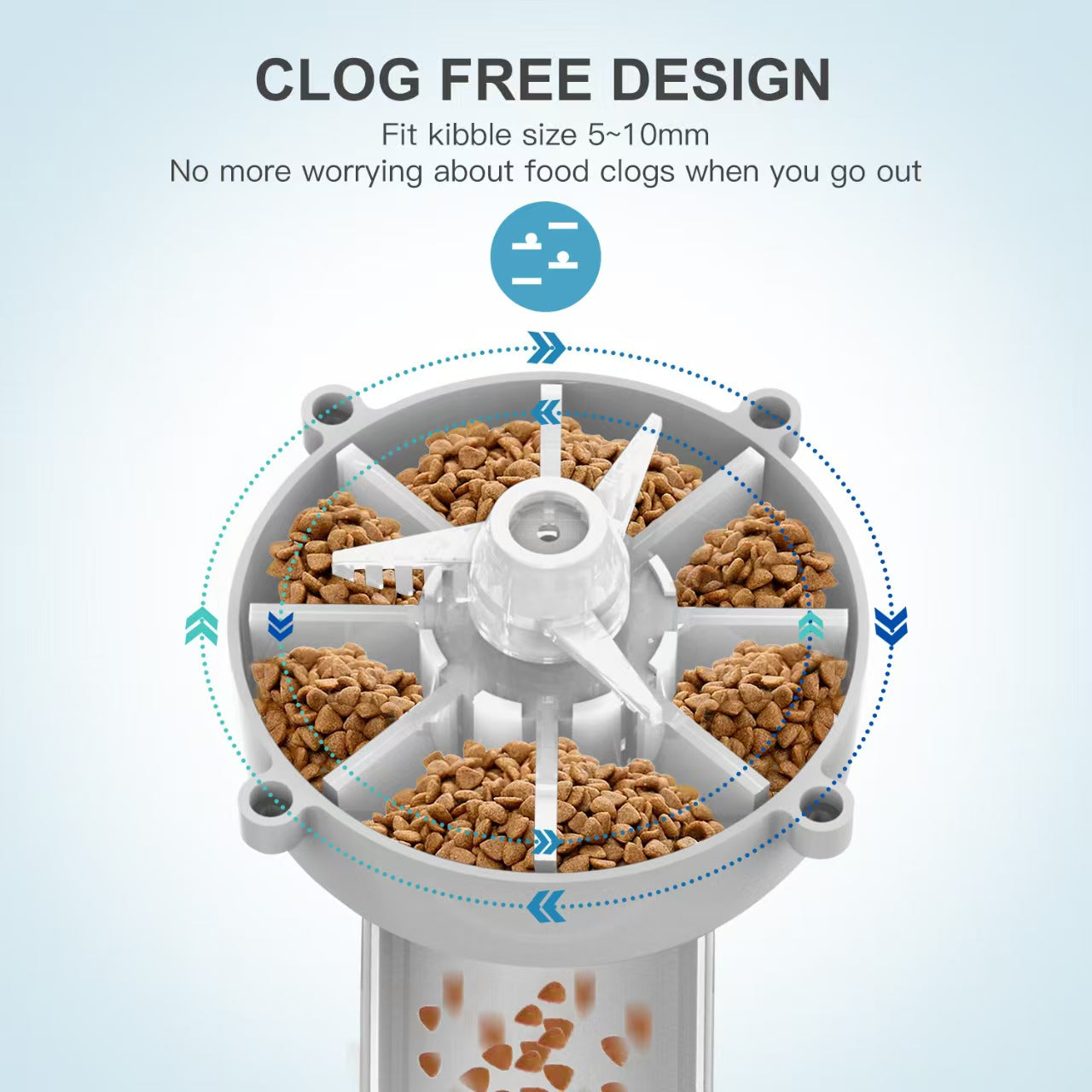 3.5L 스마트 와이파이 자동 사료 급식기 (고양이 및 강아지용)