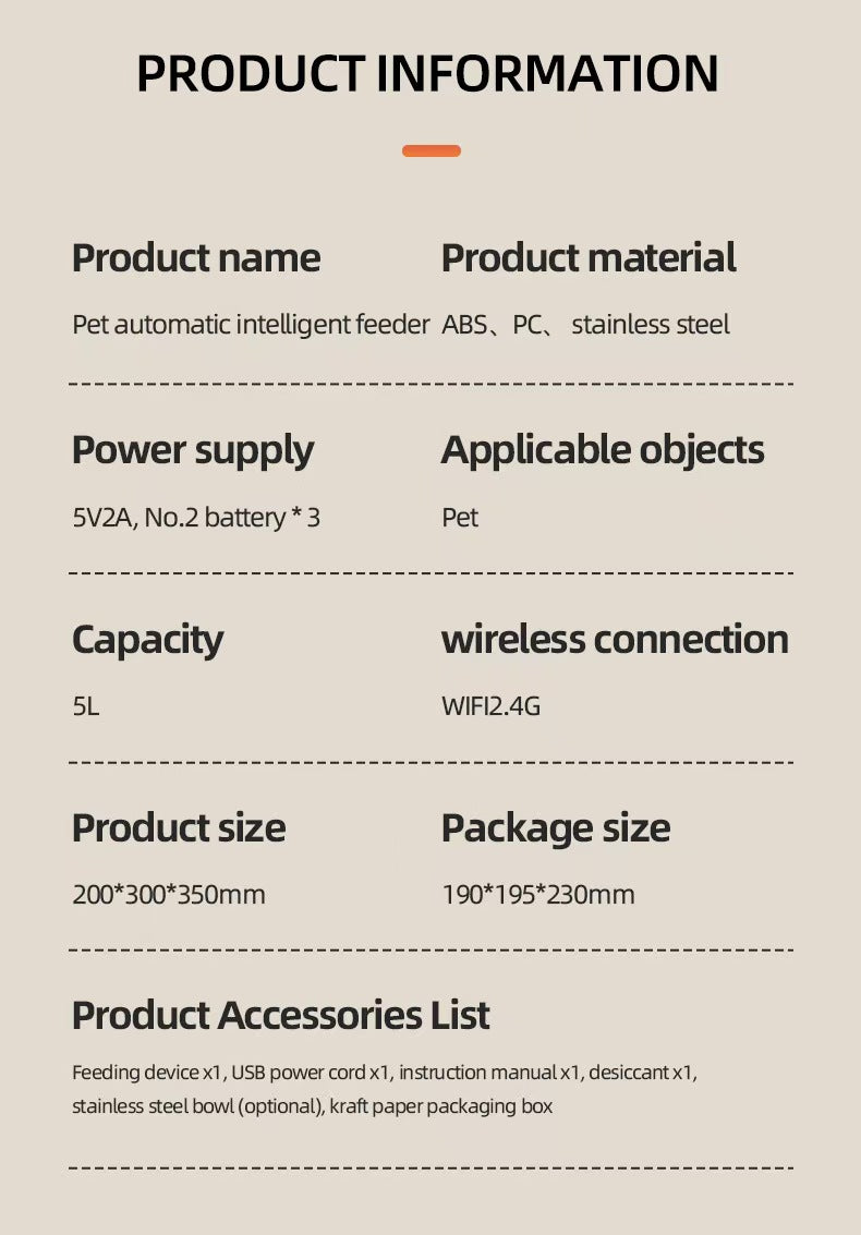 카메라가 내장된 스마트 자동 고양이 사료 급식기