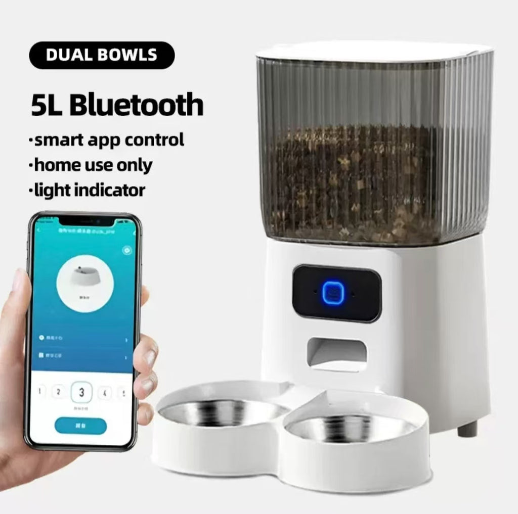 카메라가 내장된 스마트 자동 고양이 사료 급식기