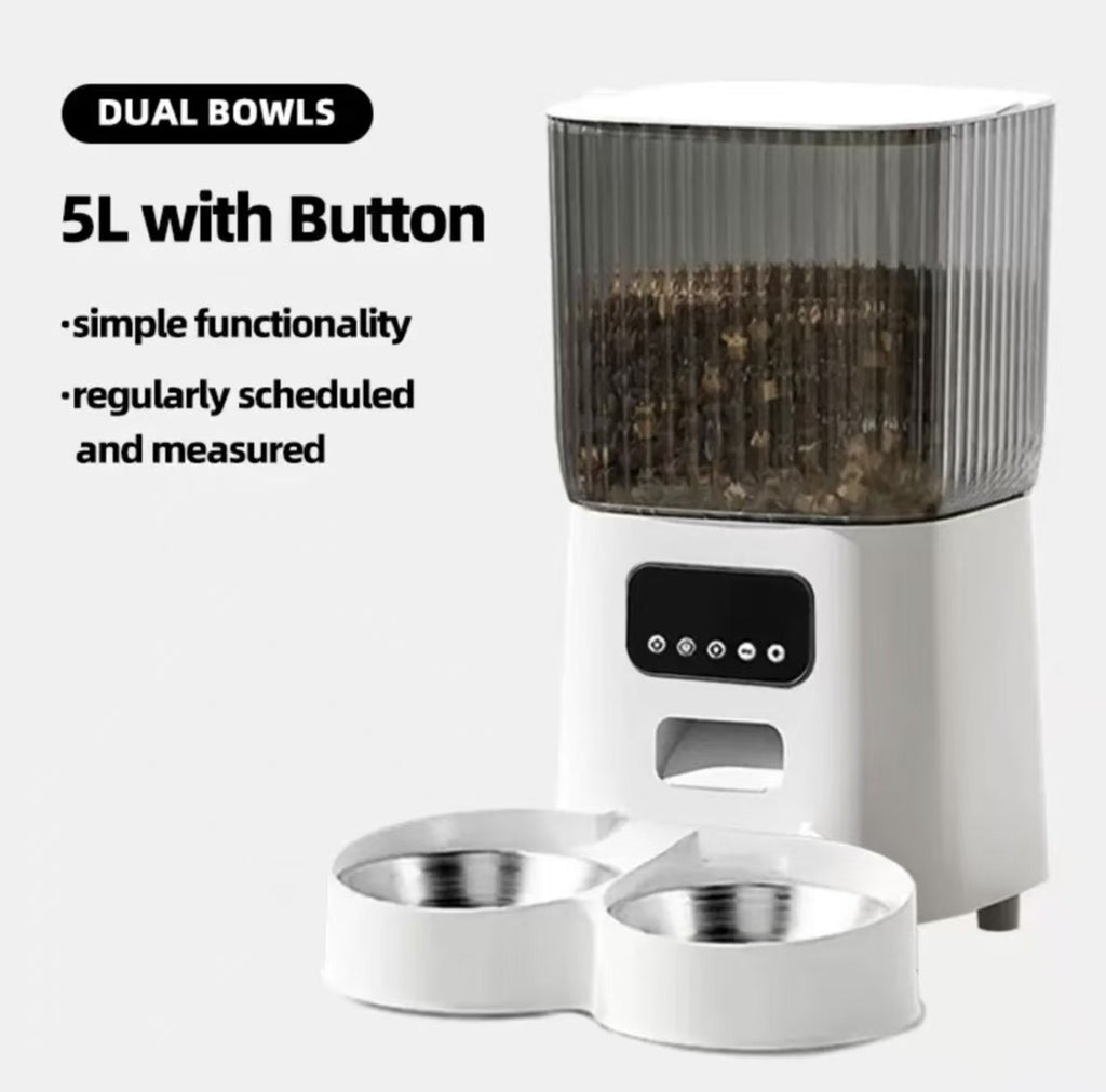 카메라가 내장된 스마트 자동 고양이 사료 급식기