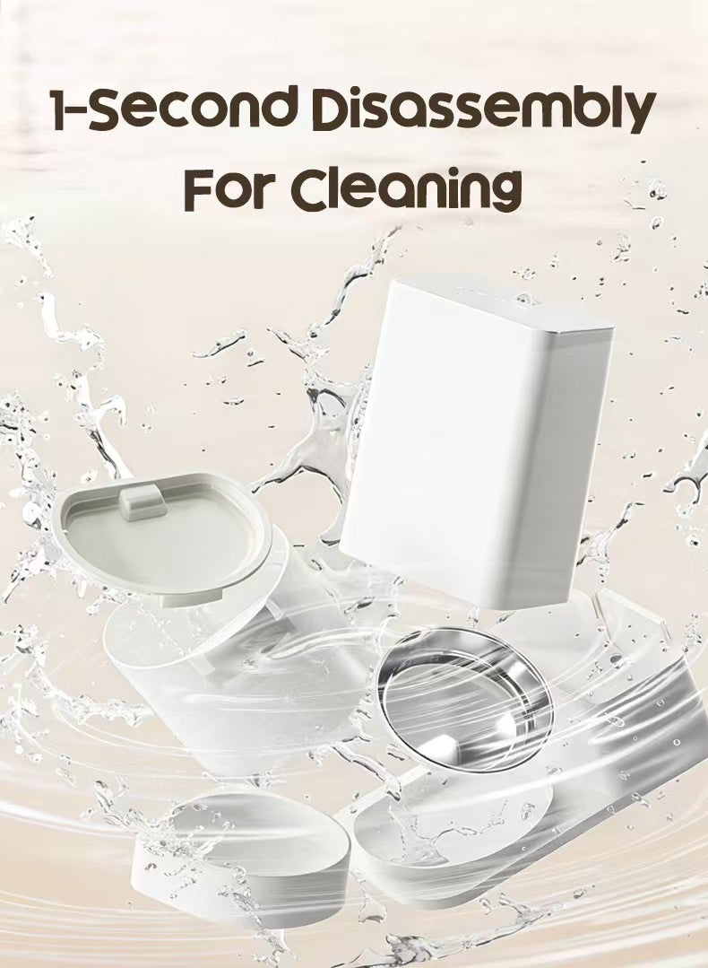 고양이와 강아지를 위한 2-in-1 무선 자동 사료 공급기 겸 급수기 (온도 유지 기능 포함)