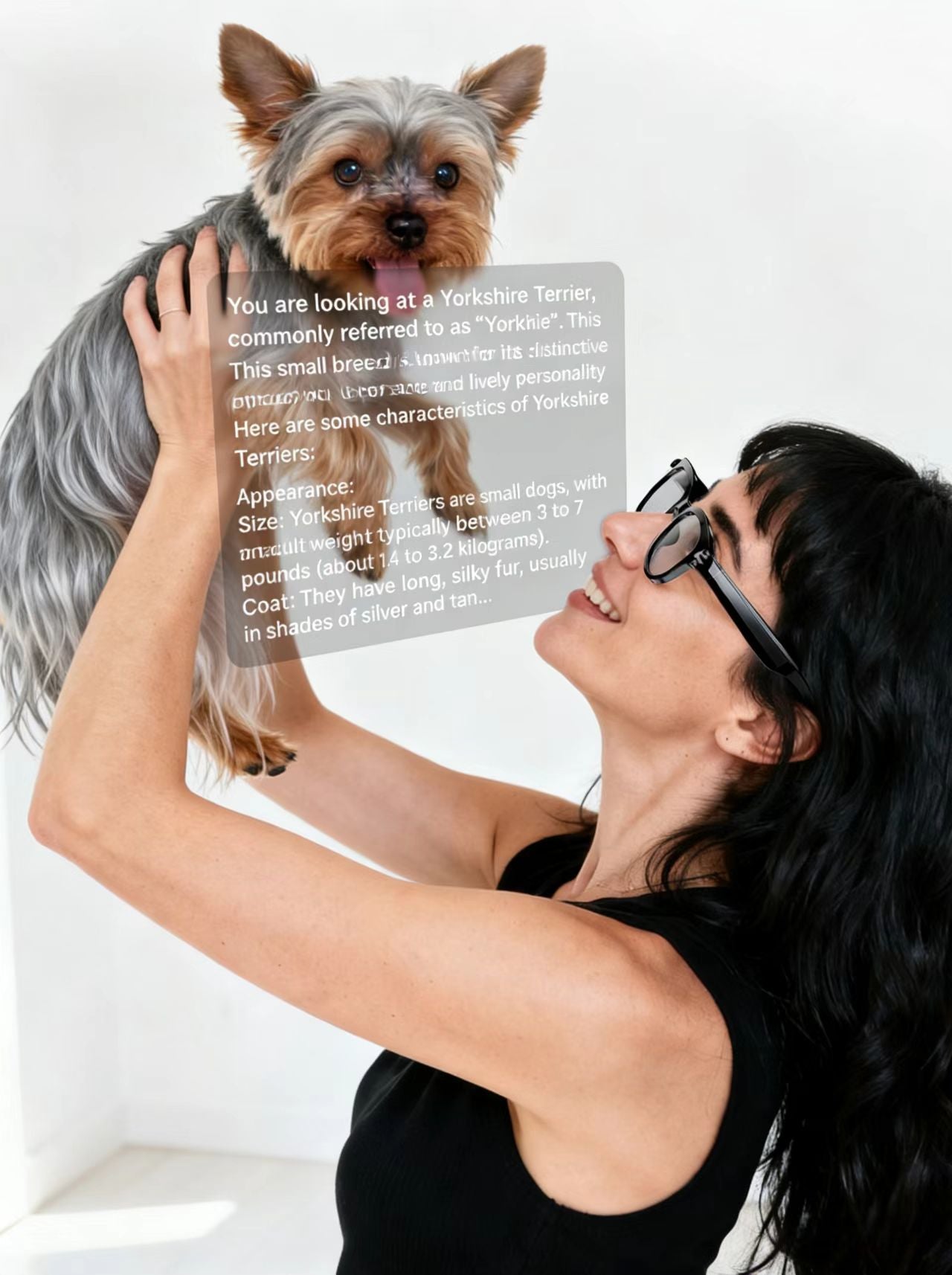 AI 스마트 안경, 8MP 다기능 HD 사진 촬영, 비디오 녹화, 사물 인식, 통화 기능 및 데이터 전송 기능 탑재, 모델 M89.