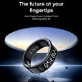 R11C Smart Ring: with Display Screen, Heart Rate, Blood Oxygen & Sleep Monitoring, Step and Calorie Tracking, Touch Control for Sports.
