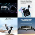 4-in-1 Tech-Enabled Smart Lifestyle Bundle: Smart Glasses + 4K Action Camera + Ultra-Slim Smartwatch + ENC Noise Canceling Translation Earbuds